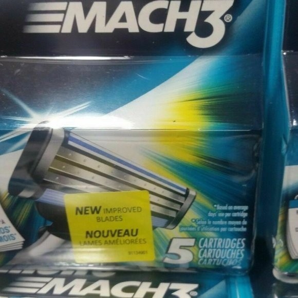 Gillette Mach 3 Refill Razor Blade Refills 4 Pack - Picture 3 of 13